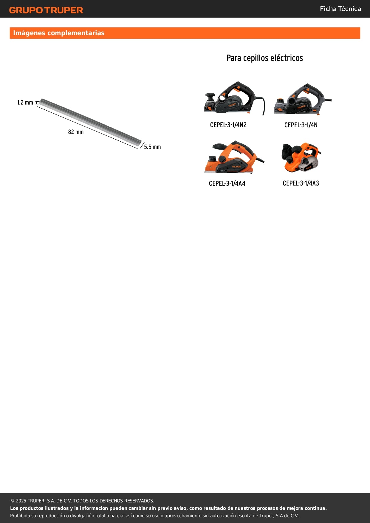 2 piezas cuchillas carburo de tungsteno para CEPEL-3-1/4A4