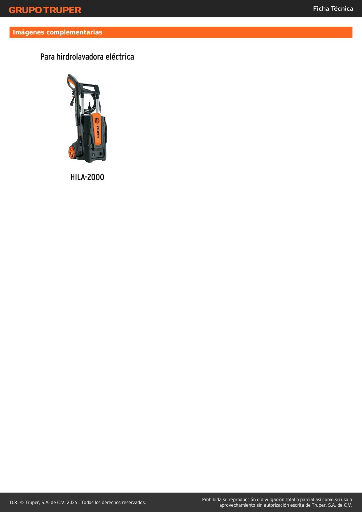 Pistola para HILA-2000, Truper