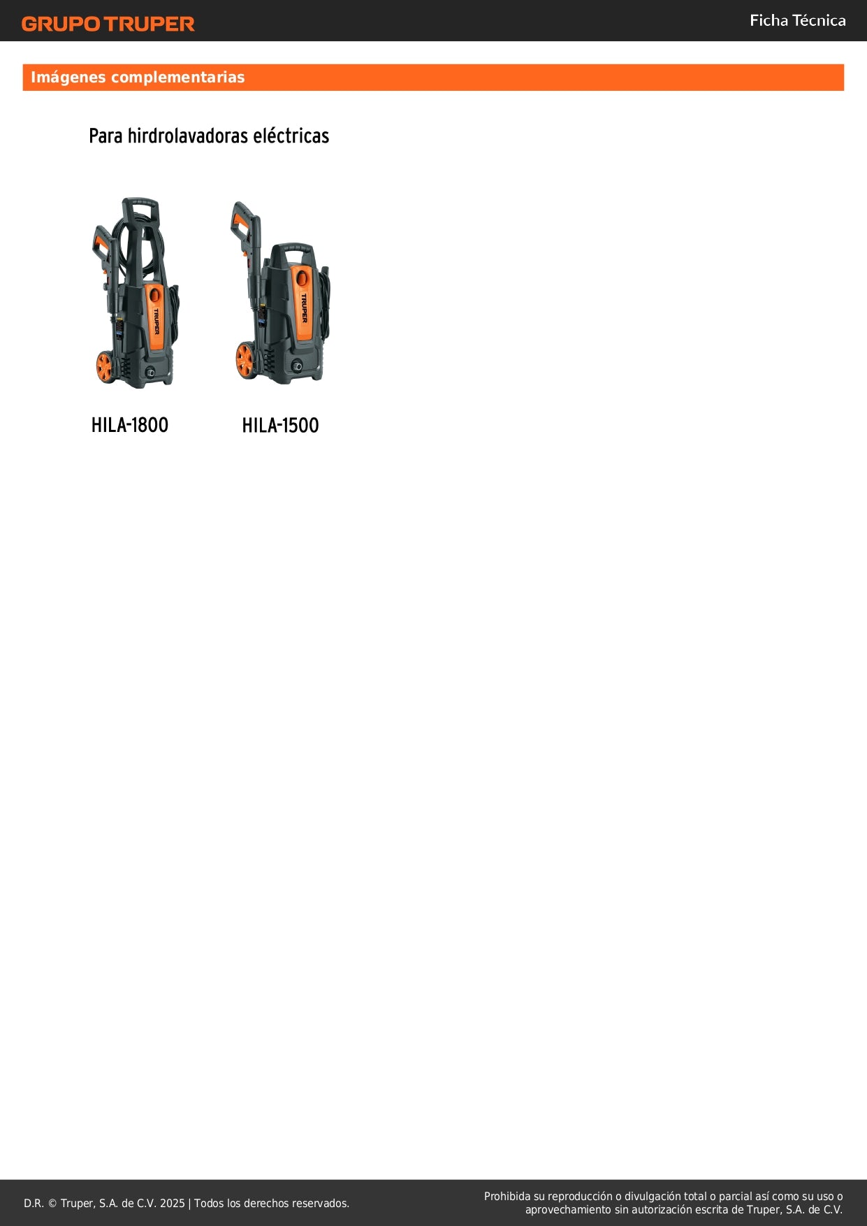 Manguera para HILA-1500/HILA-1800, Truper