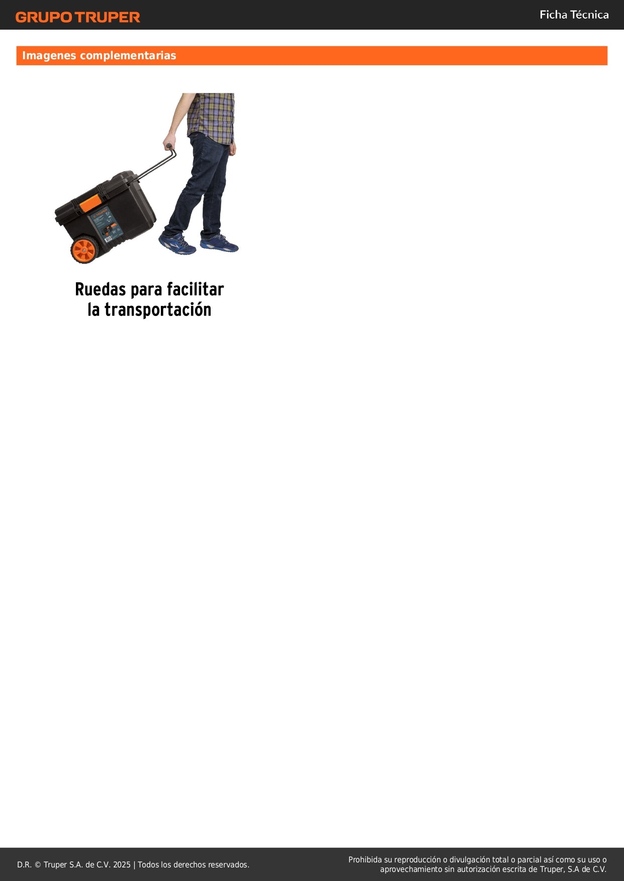 Caja de Herramientas Profesional 23 Pulgadas con Ruedas y Mango Telescópico - Transporte Fácil y Organización Móvil para Trabajo Pesado