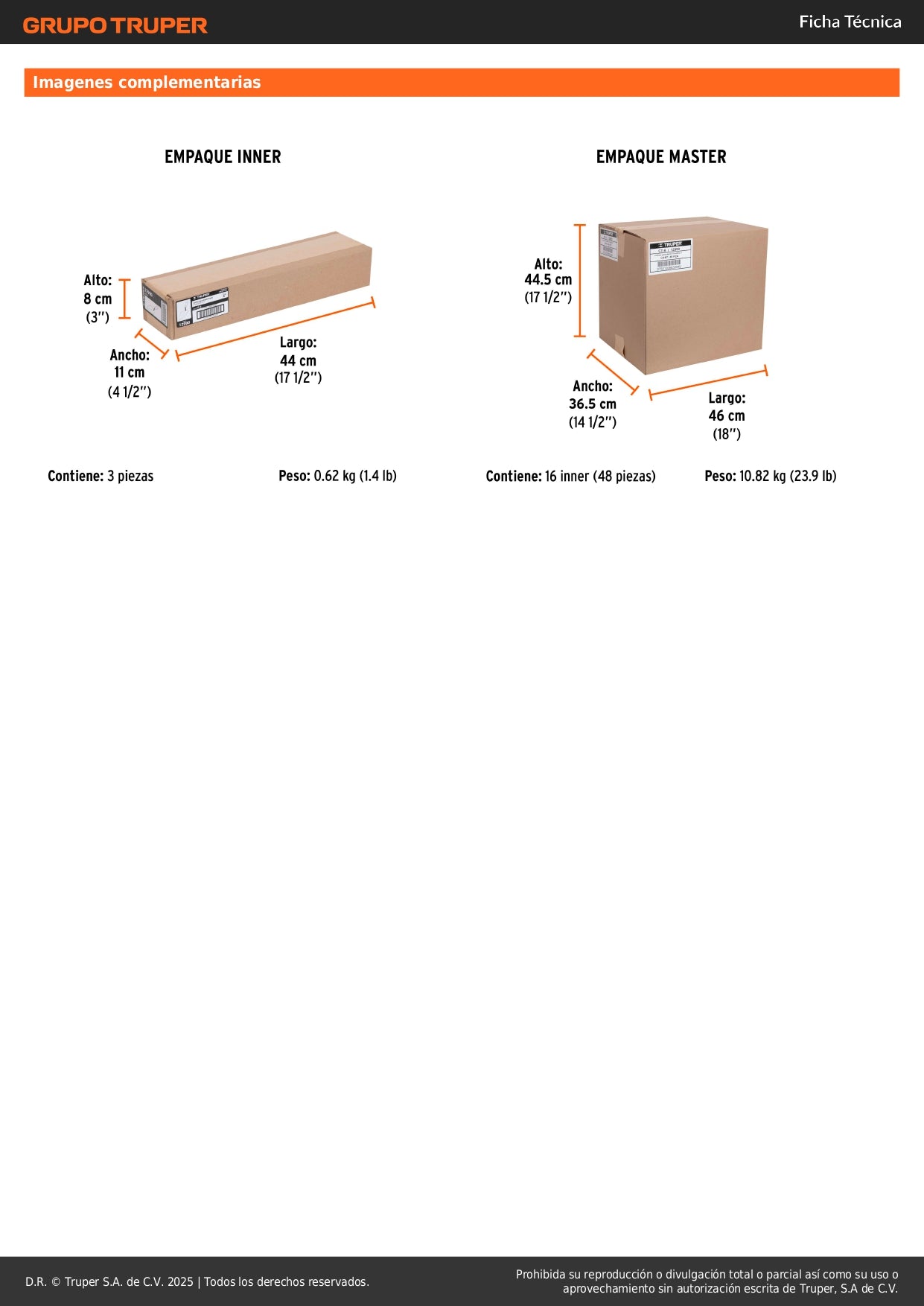 Cuchara Albañil 6 Pulgadas TRUPER CT-6 Forjada Filadelfia - Aplicación Mortero Cemento Muros Ladrillos - Acero Templado Resistente Desgaste