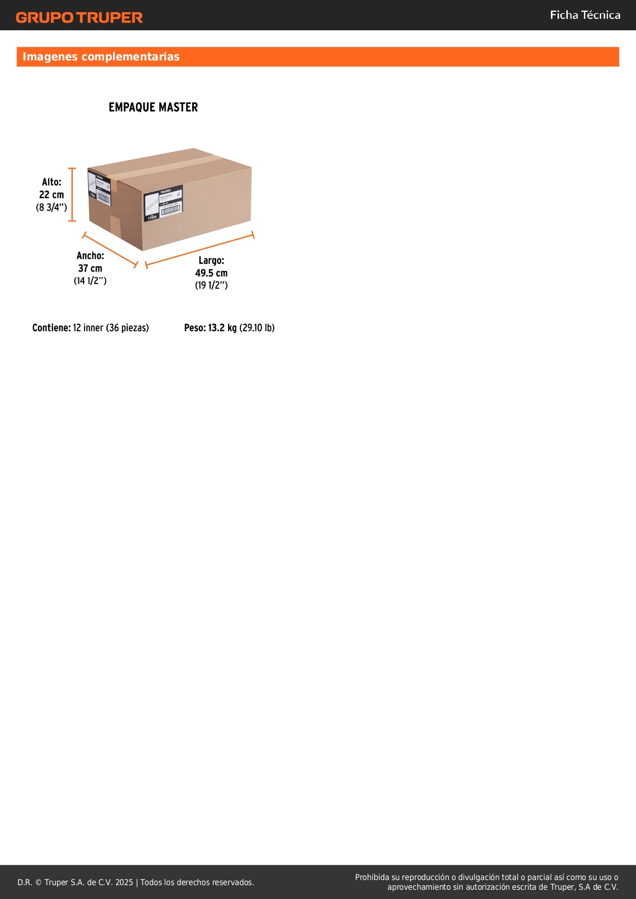 Nivel Profesional Truper 18 Pulgadas con Protección ABS - Solución Precisa para Construcción y Carpintería - Modelo NP-18