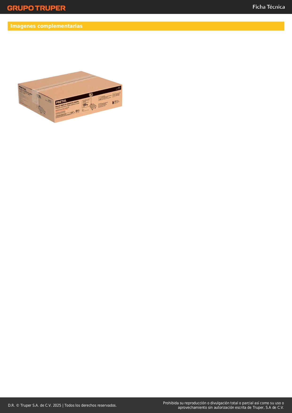 Báscula Electrónica Comercial Plegable 100kg Pretul BAS-100PLAP - Plataforma Antiderrapante con Doble Display y Batería 120hrs - Solución Profesional para Pesaje Comercial Preciso