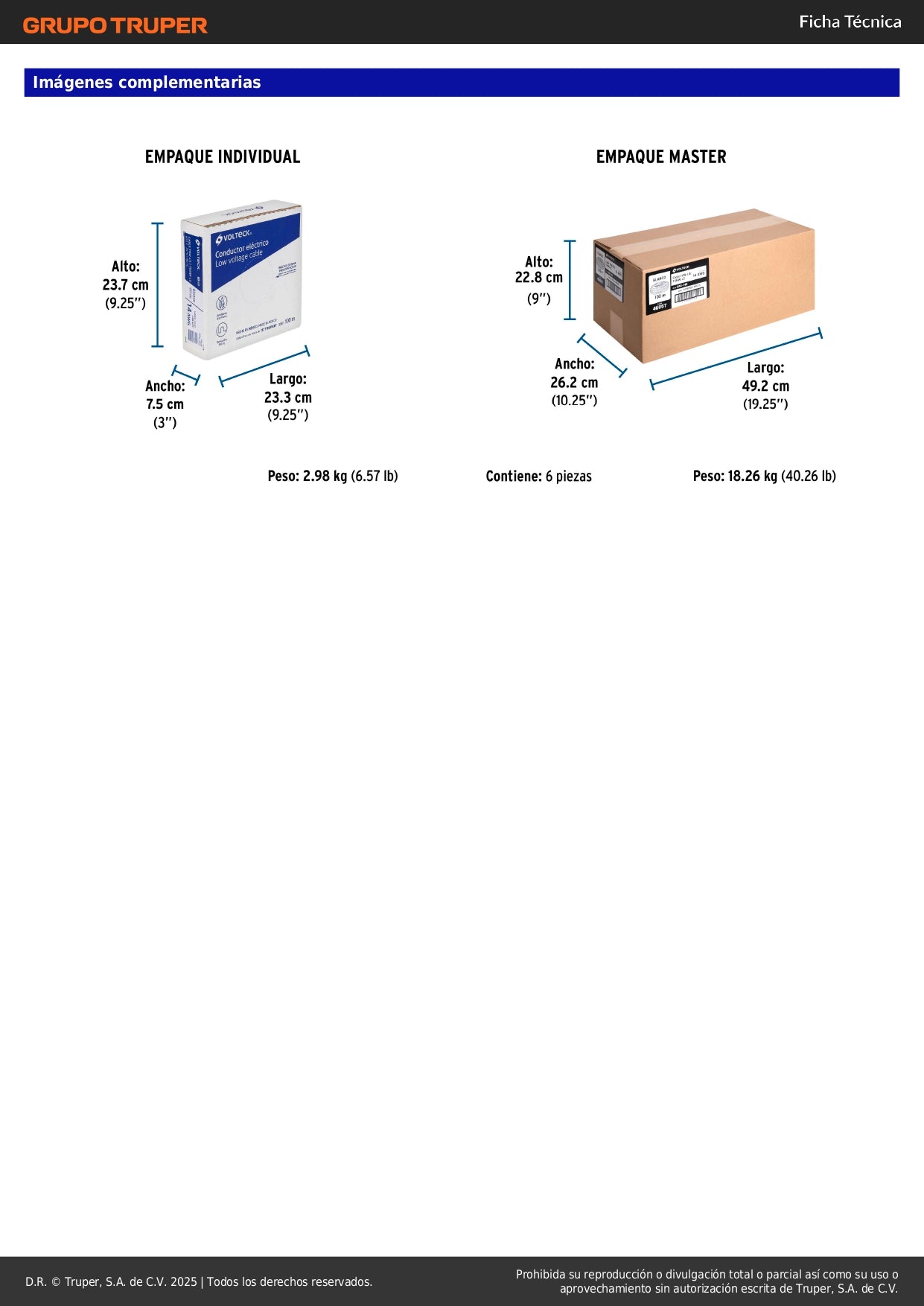 Cable THHW-LS 14 AWG Blanco 100m Volteck - Solución Profesional para Instalaciones Eléctricas Residenciales y Comerciales