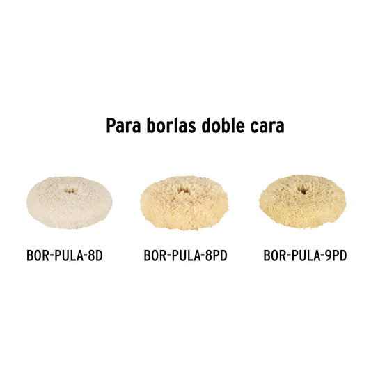Juego 2 adaptadores para borlas doble cara, 5/8"-11, TRUPER