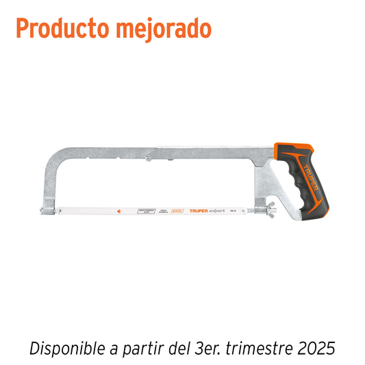 Arco Segueta Profesional 12 Pulgadas Ajustable - Corte Preciso Metal y Madera - Mango Ergonómico Antiderrapante - APT-12