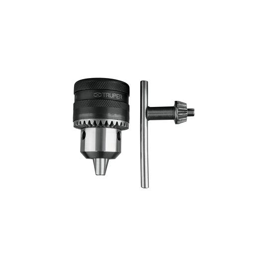 Broquero 1/2" con llave, cuerpo moleteado, TRUPER