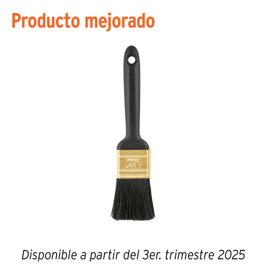 Brocha Profesional Expert 1-1/2" Cerdas Sintéticas Naturales - Pintura Uniforme Concreto Metal Madera - BRT-1-1/2X