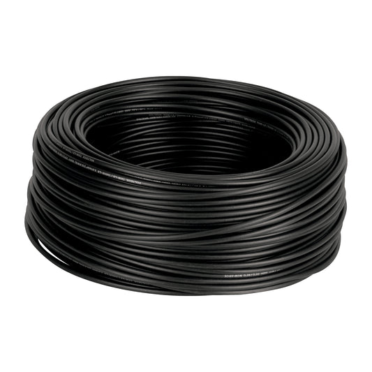 Cable THHW-LS 12 AWG Negro 100m Volteck 100 % cobre - Instalación Eléctrica Segura Resistente Calor y Humedad