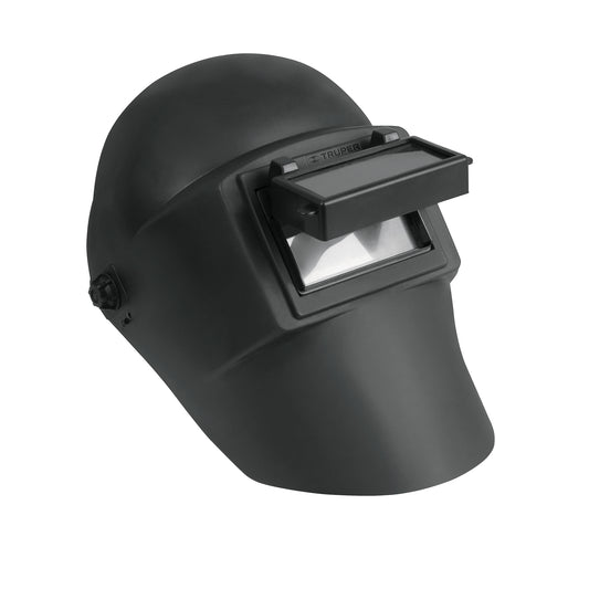 Careta Soldadura Profesional TRUPER Lente Abatible Sombra 11 - Protección Completa Cabeza Cuello - Ventanilla Móvil Nylon Resistente - CASO-3