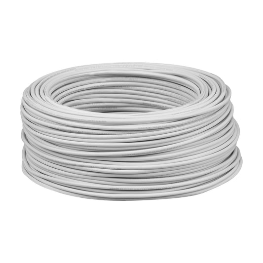 Cable THW CCA 12 AWG Blanco 100m - Instalación Eléctrica Residencial y Comercial Segura - Aluminio Revestido Cobre