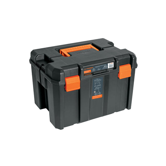 Caja Herramientas Profunda 17x12 TRUPER CHA-1712 - Organización Profesional Polipropileno Extra Grande