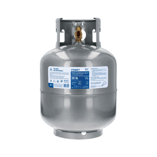 Tanque de Gas Cilindro portátil para gas LP, 20lb (9kg) FOSET