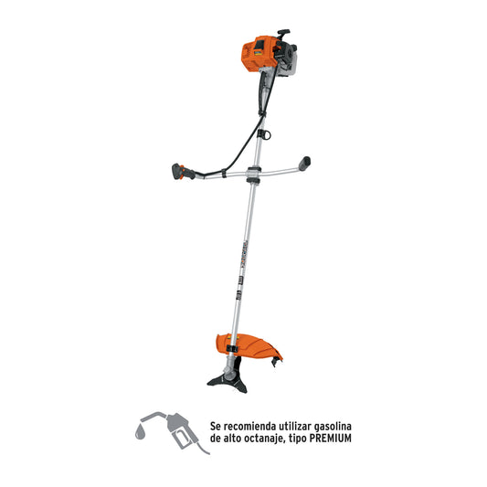 Desmalezadora Gasolina 63cc 3HP Mango Bici 17 Pulgadas - Solución Profesional para Maleza, Césped y Arbustos - Motor 2 Tiempos Aluminio - DES-63