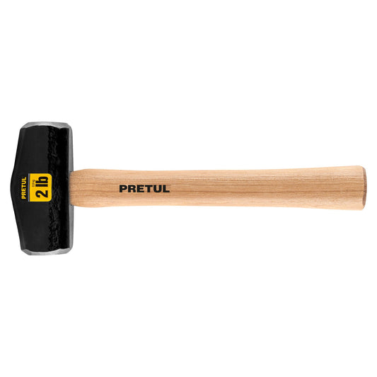 Marro Nevada 2 lbs PRETUL DHT-2P - Herramienta Profesional para Demolición y Golpeo con Mango de Madera 10-3/4"