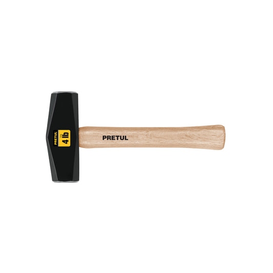Marro Nevada 4 lbs Pretul DHT-4P - Herramienta Profesional para Demolición y Golpeo con Mango Madera 10-3/4"