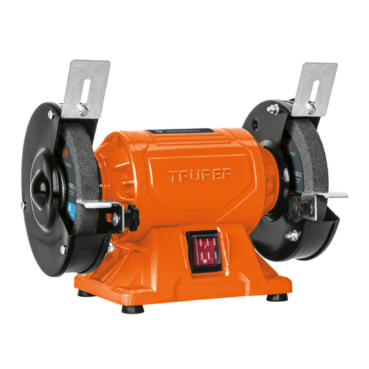 Esmeril de Banco 5 Pulgadas 1/4 HP Truper EBA-5 - Motor Inducción Cobre - Solución Profesional para Afilado y Desbaste de Herramientas