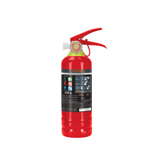 Extintor Portátil TRUPER 0.5 kg Polvo Tipo ABC Recargable
