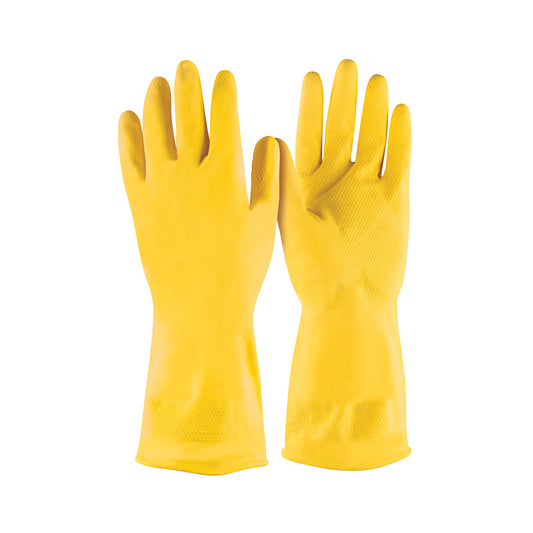 Guantes de Látex PRETUL GU-343 Antiderrapantes para Limpieza Profesional - Protección Total con Fibra de Algodón Interior