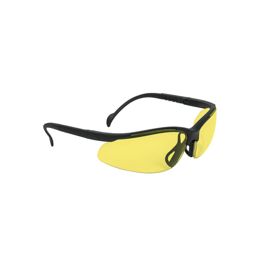 Lentes de Seguridad Ámbar Truper Vision LEDE-SA - Protección UV Antirayadura Policarbonato para Industria Construcción Taller
