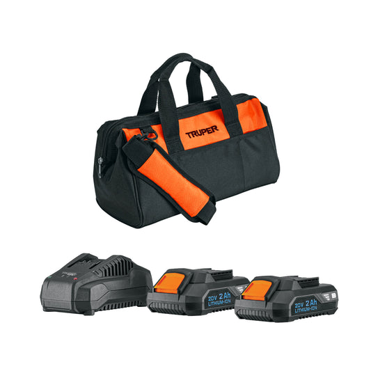 Destornillador de Impacto Inalámbrico 20V MAX-20D Brushless - Solución Profesional para Trabajos Pesados en Metal con 2 Baterías 2Ah y 3 Velocidades