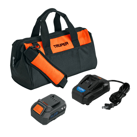 Llave de Impacto Inalámbrica 1/2" 20V MAX-20L Truper - 155 lb/ft Motor Brushless con Batería 4Ah - Solución Profesional para Tornillos de Alta Resistencia