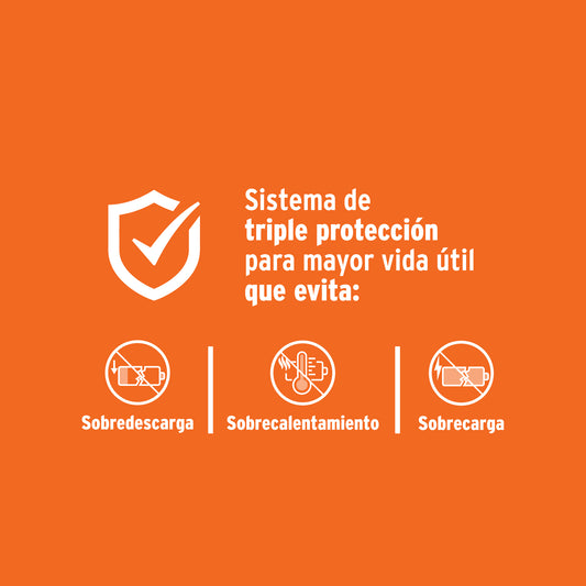 Batería Ion Litio TRUPER MAX 20V 4Ah MAX-BA4 - Solución Completa para Herramientas Inalámbricas con Triple Protección y Indicador de Carga