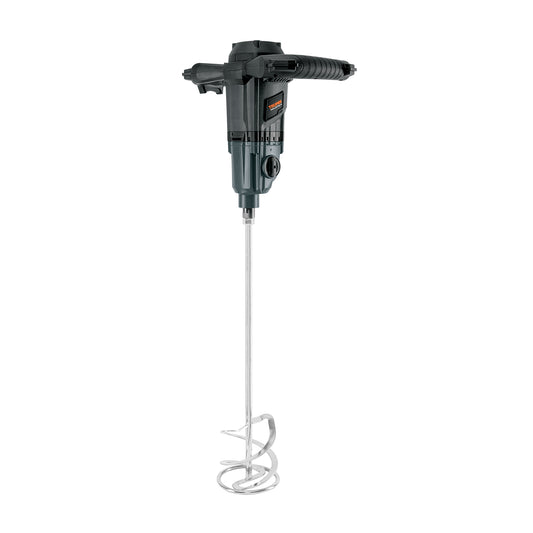 Mezcladora Eléctrica Industrial TRUPER 1500W MEZ-150N - Mezcla Mortero, Cemento y Pintura de Alta Viscosidad con 2 Velocidades