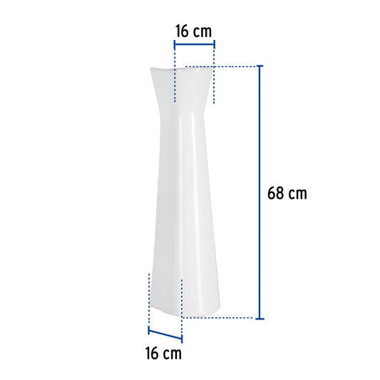 Pedestal Porcelana Lavabo Blanco FOSET - Baño Moderno Elegante