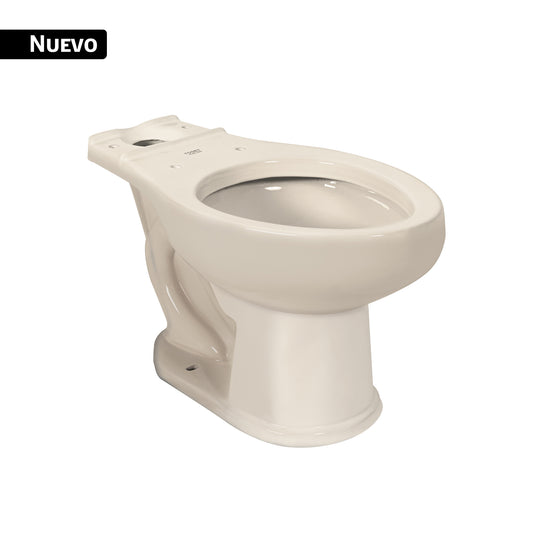 Taza Alargada de Porcelana Marfil FOSET - Sanitarios y Baño