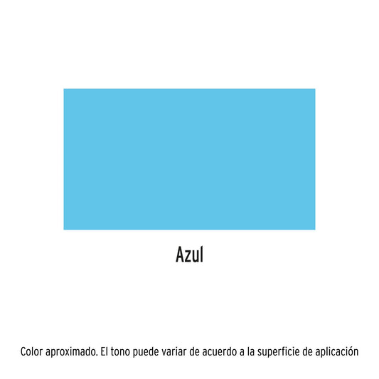 Pintura Aerosol Azul Truper 400ml - Anticorrosión Secado Rápido Metal Madera Plástico PA-AZ