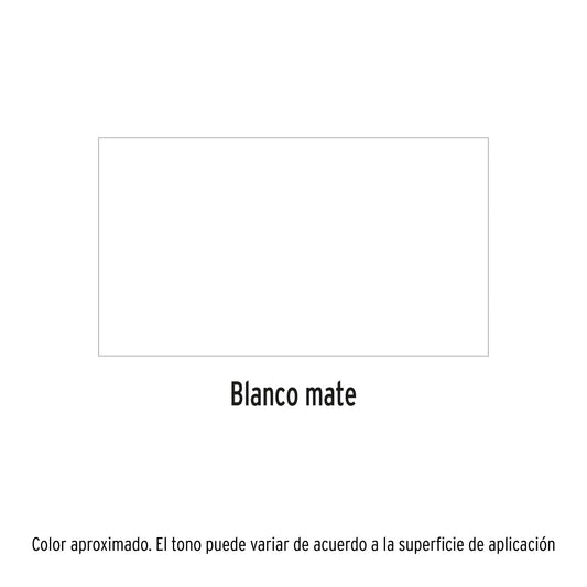 Pintura Aerosol Blanco Mate Anticorrosión 400ml - Secado Rápido para Metal Madera Plástico - TRUPER PA-BM