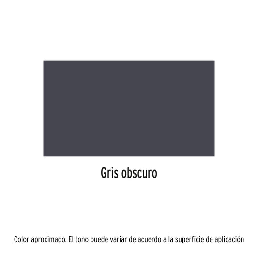 Pintura Aerosol Gris Obscuro PA-GO 400ml - Anticorrosión Secado Rápido para Metal Madera Plástico - Solución Profesional Manualidades
