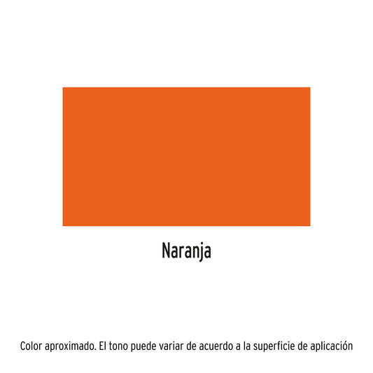 Pintura Aerosol Naranja 400ml PA-NA - Anticorrosión Secado Rápido Metal Plástico Madera - Solución Profesional Manualidades Arte Decoración