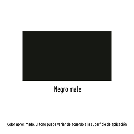 Pintura Aerosol Negro Mate Anticorrosión PA-NM 400ml - Secado Rápido para Metal Plástico Madera - Solución Profesional Antióxido