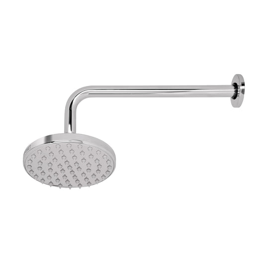 Regadera Cromo 6 Pulgadas con Brazo Ajustable FOSET ELEMENT | Plato Redondo