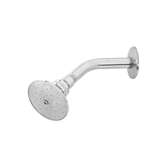 Regadera Metálica Cromada 3" con Brazo Ajustable AQUA | FOSET®