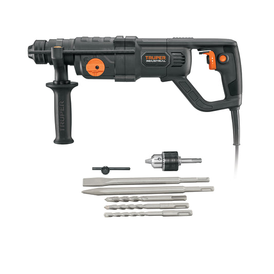 Rotomartillo SDS Plus Industrial 800W 3.5 Joules ROEL-30N2 - Perforación Profesional Concreto y Mampostería con Mango D y 4 Funciones