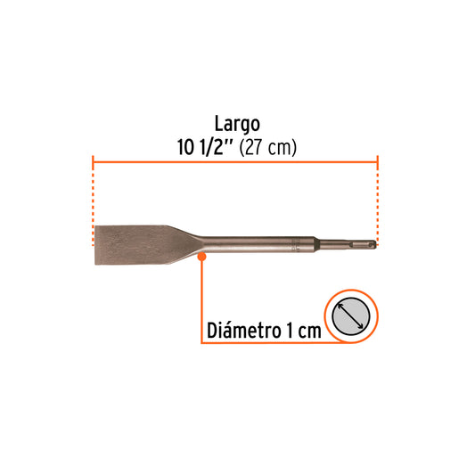 Cincel para azulejo SDS Plus 1-1/2" x 10-1/2", Truper