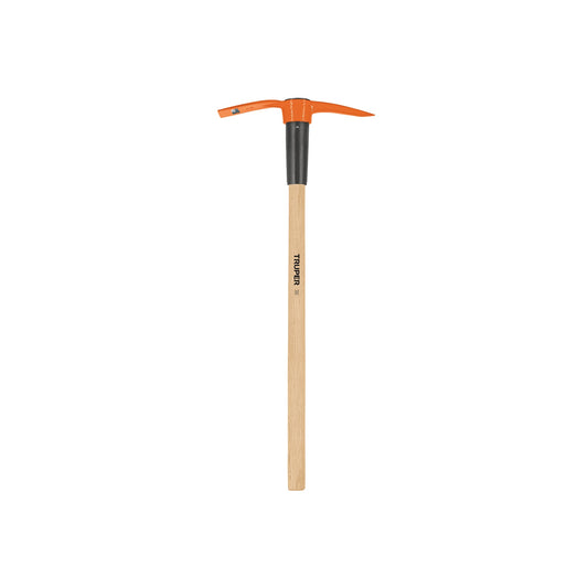 Talacho Pico 2.5 lb Truper TP-2.5MM - Herramienta Profesional para Excavación en Suelo Duro y Superficies Rocosas - Mango Madera 36" - Ideal Construcción y Jardinería