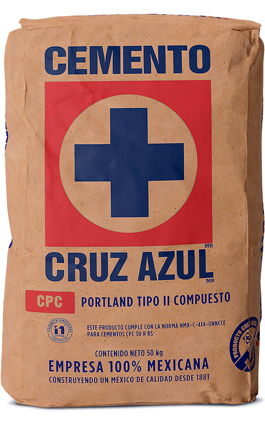 Cemento Cruz Azul CPC 30R RS – Bulto 50 kg