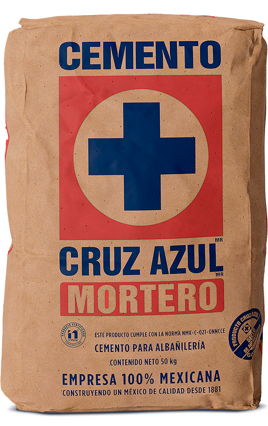 Mortero Cruz Azul -Bulto 25 KG