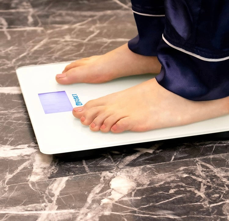 Báscula digital para baño, hasta 180 kg, Foset Control de Peso.