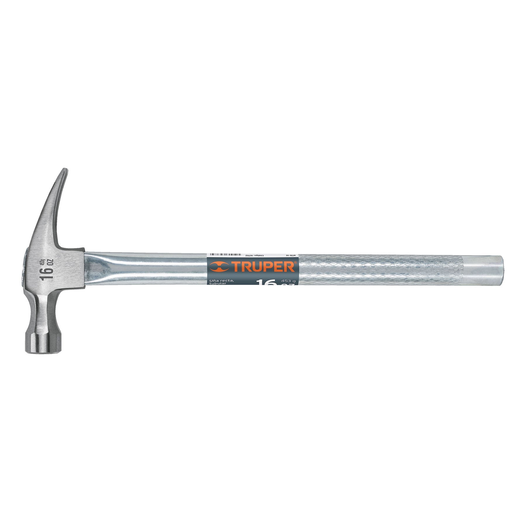 Martillo Tubular Pulido 16 Oz Uña Recta, Truper – Ferreteria La Obra