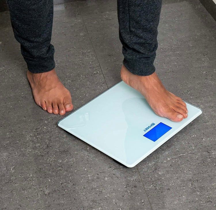 Báscula digital para baño, hasta 180 kg, Foset Control de Peso.