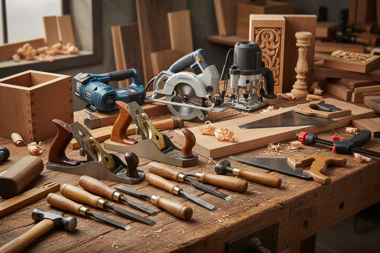 Herramientas de Carpintería y Ebanistería