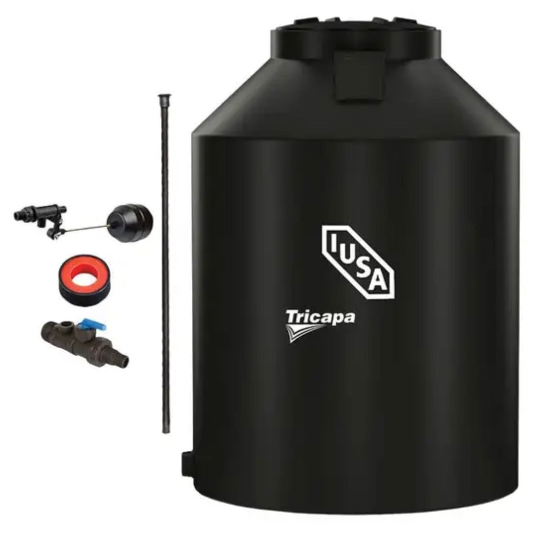 Tinaco Tricapa IUSA, 1100 L, Negro + Accesorios Alta Presión