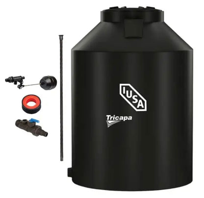 Tinaco Tricapa IUSA, 1100 L, Negro + Accesorios Alta Presión