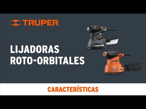 Lijadora roto orbital 5" 260 W, industrial, Truper