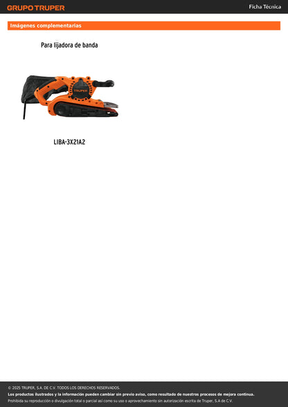 Interruptor de repuesto para LIBA-3X21A2, Truper